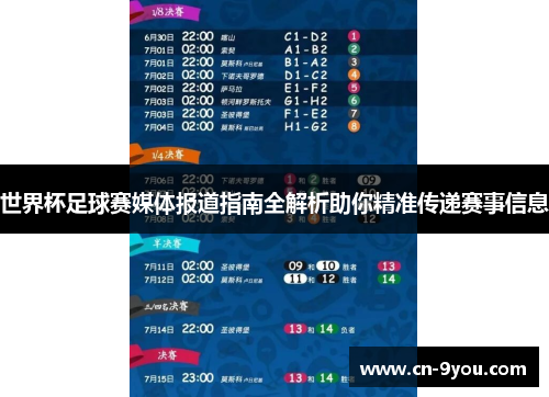 世界杯足球赛媒体报道指南全解析助你精准传递赛事信息