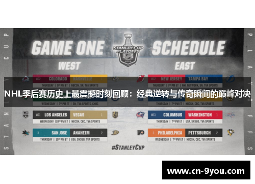 NHL季后赛历史上最震撼时刻回顾：经典逆转与传奇瞬间的巅峰对决