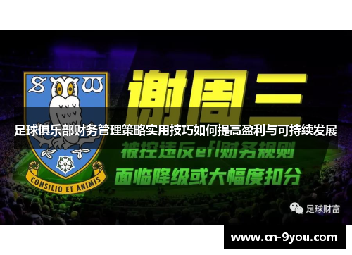 足球俱乐部财务管理策略实用技巧如何提高盈利与可持续发展
